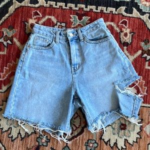 Storets Side Rip Baggy Jean Short